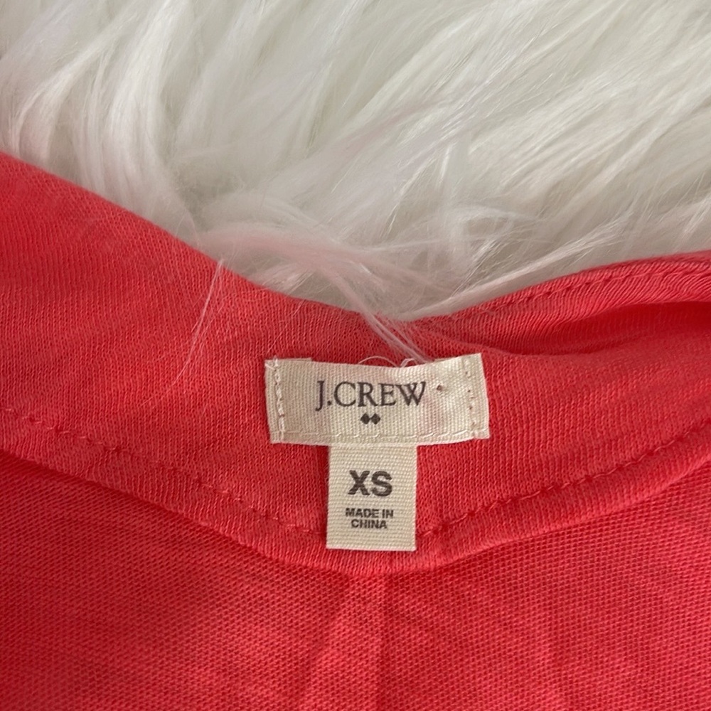 J. Crew Sequin Sleeveless Tank in Coral Pink - Picture 3 of 4